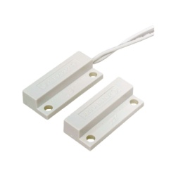 ENFORCER SECOLARM SM-205Q/W Contactos Magneticos de Montaje Superficial / Miniatura / Lazo Cerrado / Gap 3/4" / Cables Laterales / Blanco o Cafe / Alta Resistencia