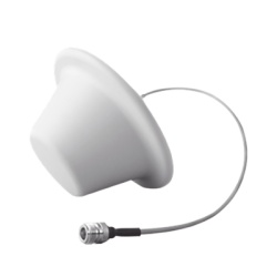 EPCOM CR-OCA0727S-3 Antena Domo Omnidireccional 698 ~ 960 MHz / 1710 ~ 2700 MHz 1.5 dBi / 5 dBi con conector N hembra.