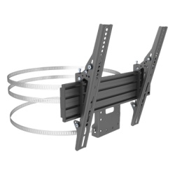 EPCOM INDUSTRIAL EMCST400 MONTAJE PARA PANTALLAS DE 32 A 65 PULGADAS EN COLUMNA| VESA 100 X 100 HASTA 400 X 400 | COLOR NEGRO| CAP. MAX 35KG