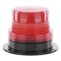 EPCOM INDUSTRIAL SIGNALING X127R Burbuja Brillante de Larga Vida Util con 8 LEDs Color Rojo Domo Rojo 110 Vca