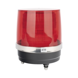 EPCOM INDUSTRIAL SIGNALING X135R Burbuja Brillante de Larga Vida Util Con 150 LEDs Color Rojo Domo Rojo 110 Vca