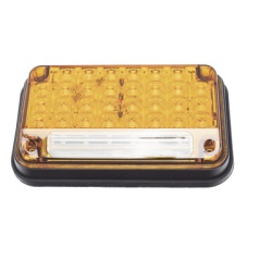 EPCOM INDUSTRIAL SIGNALING XLTE2335A Luz de Advertencia de 7X4" Color Ambar Con Luz de Trabajo Ideal para Ambulancias - Img 1