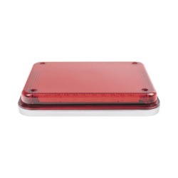 EPCOM INDUSTRIAL SIGNALING XLTE515R Luz de Advertencia de 9X7" Color Rojo Ideal para Ambulancias