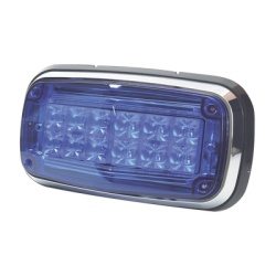 EPCOM INDUSTRIAL SIGNALING XT1885B Luz de advertencia 8 X 4" Color Azul IP67 SAE Ideal para Ambulancias