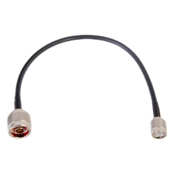 EPCOM INDUSTRIAL SN-58U-TNC-30 Jumper de 30 cm (11.81 pulgadas) Fabricado con Cable RG-58U-SYS Conector N y Conector TNC en el Otro Extremo