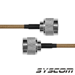 EPCOM INDUSTRIAL SN142KN110 Jumper con Cable LP142 de 110 cm (43.31 pulgadas) con Conectores N Macho a N Macho.