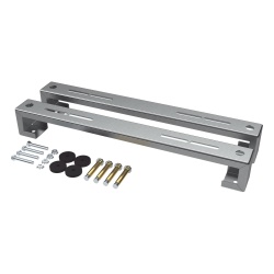 EPCOM INDUSTRIAL ZT-MPF-180 Base para minisplit para piso universal ajustable para capacidades de 1 a 3 toneladas con pernos deslizables y amortiguacion