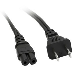 EPCOM POWERLINE ACCORD2-1.8M Cable de Alimentación CA / 120-240 Vca / 18 AWG / 2 Conductores / 1.8 m (5.91 ft) / Clavija Tipo A / UL