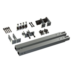 EPCOM POWERLINE EPLAMO011X1ST Caja de accesorios de aluminio anodizado / Arreglo 1x4 / Inclinación 20-45° / Resistencia viento 136 km/h / 21.3 kg