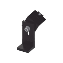 EPCOM POWERLINE EPLFFN202B Soporte L para fijacion de riel 5 Y 8 en techo de concreto anodizado negro