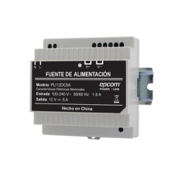 EPCOM POWERLINE PLI-12-DC-5A Fuente Industrial Epcom Power Line 12 Vcc 5Amperes