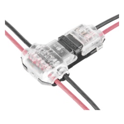 EPCOM POWERLINE TCON2 Conector T / 2 Contactos / Extracción Sin Corte / 0.35 a 0.75 mm² / Diámetro Máx 2.1 mm / Transparente con Negro - Img 6