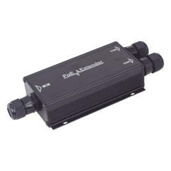 EPCOM POWERLINE TT-2003EX-POE Extensor PoE Gigabit / Alcance 200 m (656.2 ft) / IP66 / 60 W Total / 2 Puertos de Salida PoE / Sin Fuente Adicional