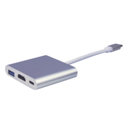 EPCOM POWERLINE TT-USB-CAV Adaptador Multipuerto USB-C / HDMI 4K / USB 3.0 5 Gbps / Carga PD 65W / 3-en-1 / Plug and Play - Img 4