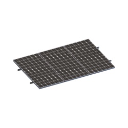 EPCOM POWERLINE VEKTORMINIKIT1X3 Kit De Minirieles Para Panel Solar Arreglo 1X3 Para Instalacion Plano En Lamina