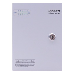 EPCOM POWERLINE XP9DC16HD Fuente de Alimentación Profesional / 9 Canales / 16 A Total / 1.8 A por Salida / 11-15 VCC Ajustable / 200 W / Rango Extendido -20°C a 70°C (-4°F a 158°F)