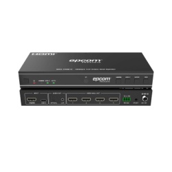 EPCOM PROAUDIO EPC-TWB14 Videowall 4K 1x4 | HDMI & USB-C | 8 Modos de Visualizacion | Audio Optico/Analogico | Control RS-232/IR | Plug & Play