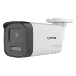 EPCOM PROFESSIONAL B4K-TURBO-EX4 [Audio Bidireccional + Dual Light + ColorVu] Bala TURBOHD 4K (8 Megapixel) / Lente 2.8 mm / 40 mts IR EXIR + 40 mts Luz Blanca / Microfono y Bocina Integrado / Exterio