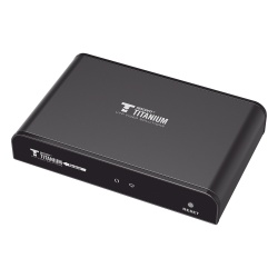 EPCOM TITANIUM TT-383-PRO-4.0-RX Receptor Compatible para Kits TT-383PRO4.0 / Resolucion 1080P@60Hz / Cat 5e/6 / Distancia de 120 m / Control IR / Protocolo HDbitT / Compatible con Switch Gigabit .
