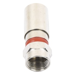 EPCOM TITANIUM TT-CON-510-RG59 Conector F Macho de Compresion Metalico para cable RG-59 Cuerpo de Bronce Niquelado. - Img 2