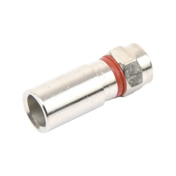 EPCOM TITANIUM TT-CON-510-RG6 Conector F Macho de Compresion Metalico para cable RG-6 Cuerpo de Bronce Niquelado. - Img 5