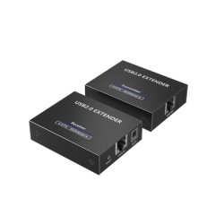EPCOM TITANIUM TT150USB Kit EXTENSOR USB 2.0 de 4 Puertos para Distancias de Hasta 150 m | Soporta USB 2.0 USB 1.1 y USB 1.0 | UTP Cat 5e/6/6a/7 | Soporta Switch Gigabit | Ideal para Camaras WEB Impre