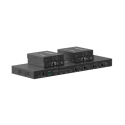 EPCOM TITANIUM TT844 MATRICIAL Y EXTENSOR DE VIDEO HDMI 4 x 4 / 4 Entradas HDMI / 4 Salidas HDMI Loop / 4 Salidas RJ45 para Extender la senal 70 metros por salida /4K / Conmutacion por RS232 Control R