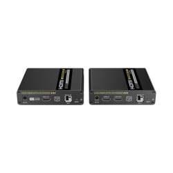 EPCOM TITANIUM TT993 Kit Extensor HDMI por FIBRA OPTICA 10G a 40 Km | Resolucion 4K@60Hz | Monomodo (SMF) | IPCOLOR PIXEL | Cero Latencia | Sin Comprimir | S/PDIF / ARC / RS-232 | Salida Loop | Transc