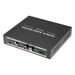 EPCOM TITANIUM TTMOIPARX Extensor de Audio sobre IP | PCM 2.0 | 120 m | Matriz Flexible 1 a 1 / 1 a N / N a N | Interfaces Profesionales | Proteccion ESD | Solo Receptor