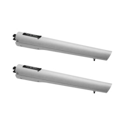 FAAC 10599807 Kit de Operadores FAAC S418 para Puertas Abatibles de hasta 2.7m y 300Kg / Con Capacidad de Respaldo de Baterias y Desbloqueo Manual