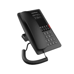 FANVIL H4WB Telefono IP Hotelero Wi-Fi 6 / 2 Lineas SIP / Doble Banda 2.4/5 GHz / 5 Teclas Programables / Puerto USB-A / PoE 802.3af / Diseno Negro - Img 4