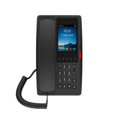 FANVIL H6WB Telefono IP Hotelero Wi-Fi 6 / Pantalla IPS 3.5" 320x480 / 2 Lineas SIP / 5 Teclas Programables / Puerto USB-A / PoE 802.3af / Audio HD / Diseno Negro