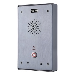 FANVIL I12-01P Intercomunicador IP 2 lineas SIP 2 relevadores con boton para llamada anti-vandalico IP65 e IK10 PoE
