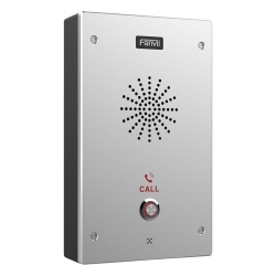 FANVIL I16S Intercomunicador IP 2 lineas SIP 2 relevadores con boton para llamada anti-vandalico IP65 e IK10 PoE