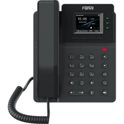 FANVIL V60G Teléfono IP / 4 Líneas SIP / Pantalla Color 2.4 Pulgadas / Audio HD / Conferencia 6 Vías / PoE 802.3af / Gigabit Ethernet / Compatible EHS
