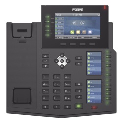 FANVIL X6U Telefono IP Empresarial con Estandares Europeos 20 lineas SIP con pantalla LCD a color 60 teclas DSS/BLF puertos Gigabit IPv6 Opus PoE/DC - Img 2