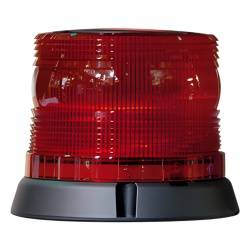 FEDERAL SIGNAL 252-654-04-SC Burbuja para emergencia color rojo montaje permanente consumo 1 A a 12 Vcc 0.5 A a 24 Vcc