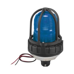 FEDERAL SIGNAL INDUSTRIAL 151XST-012024-B Luz estroboscopica para ubicaciones peligrosas montaje tipo tubo 12-24 VCD color Azul