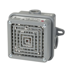 FEDERAL SIGNAL INDUSTRIAL 350WB-120 Bocina VibratoneÂ® para exteriores de 100 a 110 dB listado por UL y cUL 120 VCA color Gris