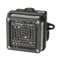 FEDERAL SIGNAL INDUSTRIAL 350WBX-120 Bocina para lugares peligrosos VibratoneÂ® con carcasa para exteriores Tipo 4X Certificado CSA Listado por UL y cUL para Clase I Division 2 Grupos A B C y D; Clas