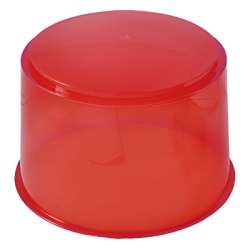 FEDERAL SIGNAL Z84-22C-002-01 Domo de reemplazo para luz giratoria economica (modelo 100) color rojo