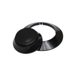FIRE-LITE CK300-BL Kit de acabado negro con 10 cubiertas y 10 anillos embellecedores para base de detectores direccionables Fire-Lite