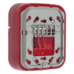 FIRE-LITE WAV-RL Base inalambrica direccionable para montaje en pared color rojo para dispositivos audiovisuales serie L - Img 2