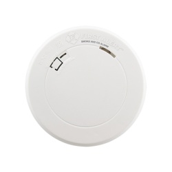 FIRST ALERT 1039783 Detector Combo de Humo/CO Autonomo No Requiere Panel Diseno Ultra Delgado No Requiere Cableado