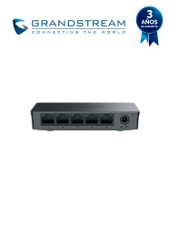 GRANDSTREAM GWN7700 - Switch No Administrable 5 Puertos Gigabit Ethernet/ Diseño Compacto/ Capacidad de 10Gbps de Switching/ Montaje en Pared o Uso de Escritorio/ Indicadores LED Por Puerto/ Carcasa de Plástico