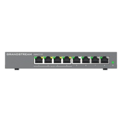 GRANDSTREAM GWN7711P Switch de Red Administrable Capa 2 Lite / 8 Puertos Gigabit Ethernet / 4 Puertos PoE / VLAN / QoS / Snooping IGMP / Montaje en Pared y Escritorio / Compatible con GDMS