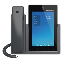 GRANDSTREAM GXV3470 Telefono IP Android 11 16 lineas SIP con 16 cuentas pantalla tactil 7" puertos Gigabit Wi-Fi Bluetooth PoE codec Opus IPV4/IPV6 con gestion en la nube GDMS