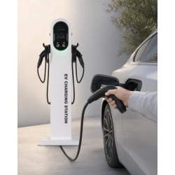 GREENC S03US48A02 Estacion de Carga para Vehiculos Electricos / Tipo Pedestal / Doble Conector Tipo 1 (SAE J1772) / 48 A / 11.5 kW por Puerto / Pantalla LCD 4.3 in (10.9 cm) / RFID / Proteccion IP54 / - Img 4