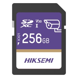 HIKSEMI by HIKVISION HS-SD-P10/256G/GUARDPRO Tarjeta SD GuardPro P10 / 256 GB / 100 MB/s Lectura / 90 MB/s Escritura / Clase 10 U3 V30 / 3D TLC NAND / Especializada Para Videovigilancia 24/7