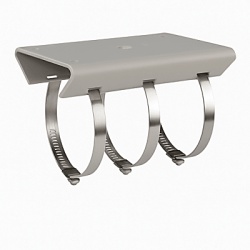 HIKVISION DS-1275ZJ/HWB Montaje para Poste Vertical / Acero Galvanizado SUS304 / Ø 67-127 mm / 250 x 127 x 46 mm / 1.6 kg / Color Blanco / 9.8 x 5 x 1.8 in